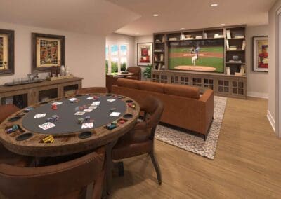 A view of the Bonus Room of a unit at Cedar Gables Condominiums in Pewaukee, Wisconsin